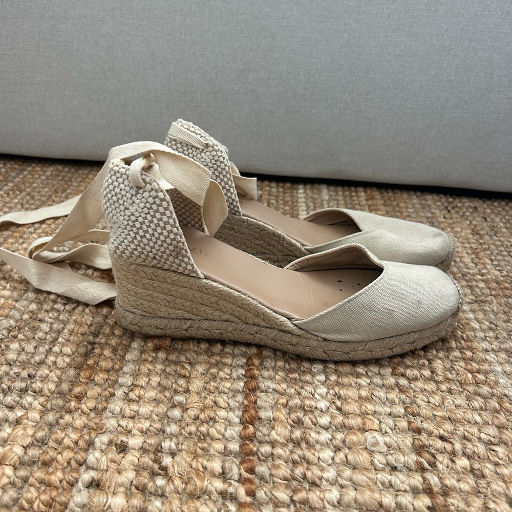 L.K. Bennet low heel espadrilles